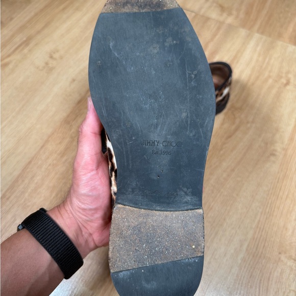 Jimmy Choo Leopard Print Oxfords - Picture 7 of 9